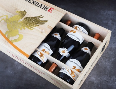 包邮 法国原瓶进口 飞马传奇红葡萄酒 15度 干型2018年